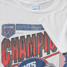 Vintage 1990 Super Bowl New York Giants T-Shirt Medium