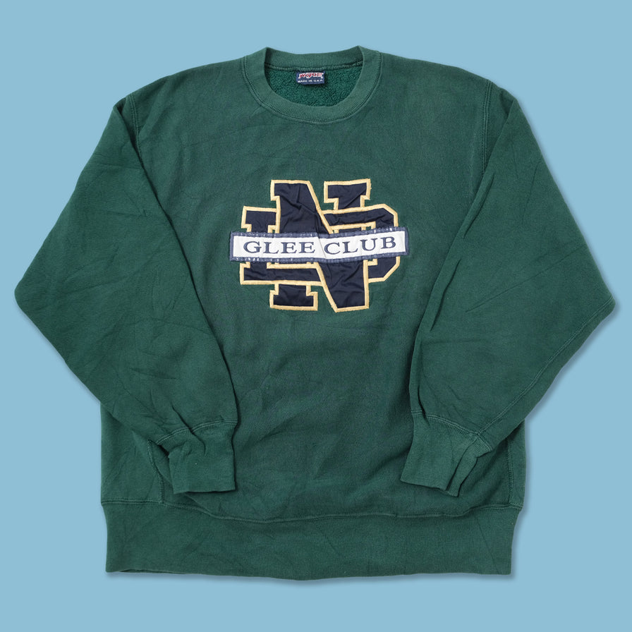 Vintage Notre Dame Glee Club Sweater Large