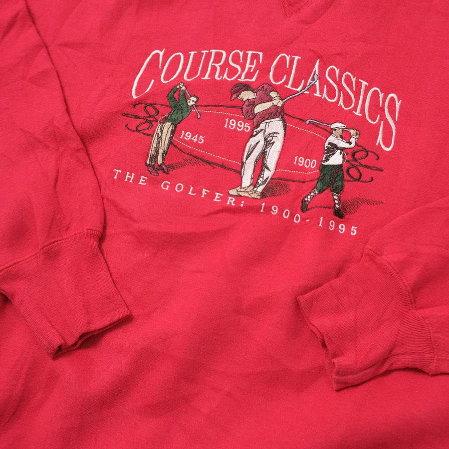 Vintage Course Classic Golf Sweater Large
