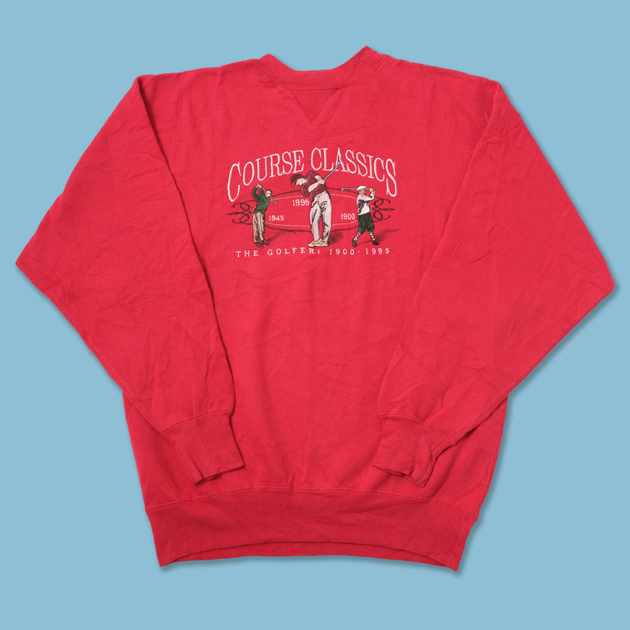 Vintage Course Classic Golf Sweater Large