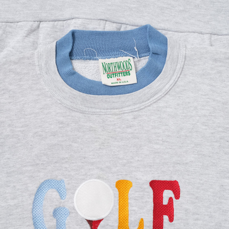 Vintage Golf Sweater Large