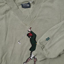 Vintage V-Neck Golf Sweater XLarge