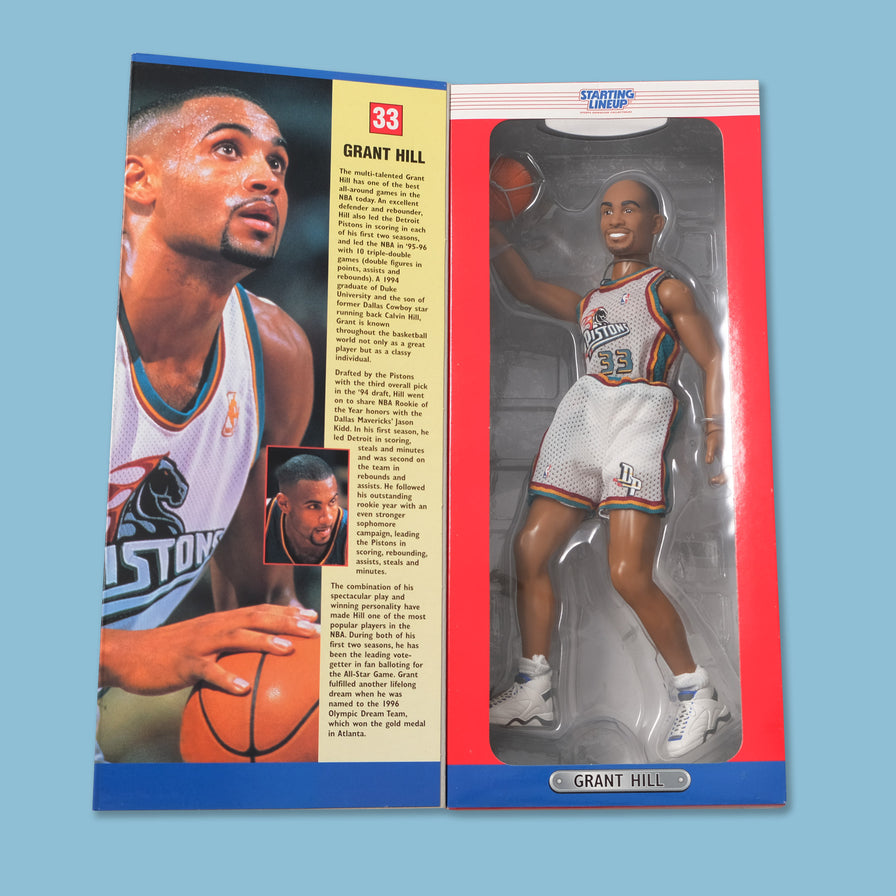 Vintage 1997 Grant Hill Detroit Pistons Figure 
