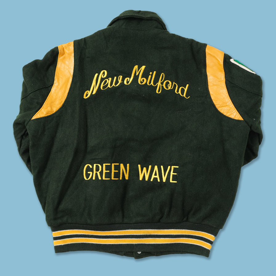 Vintage College Wool Jacket Medium