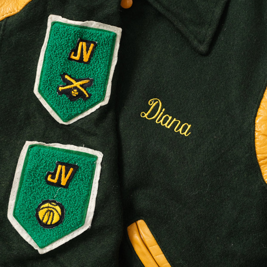 Vintage College Wool Jacket Medium