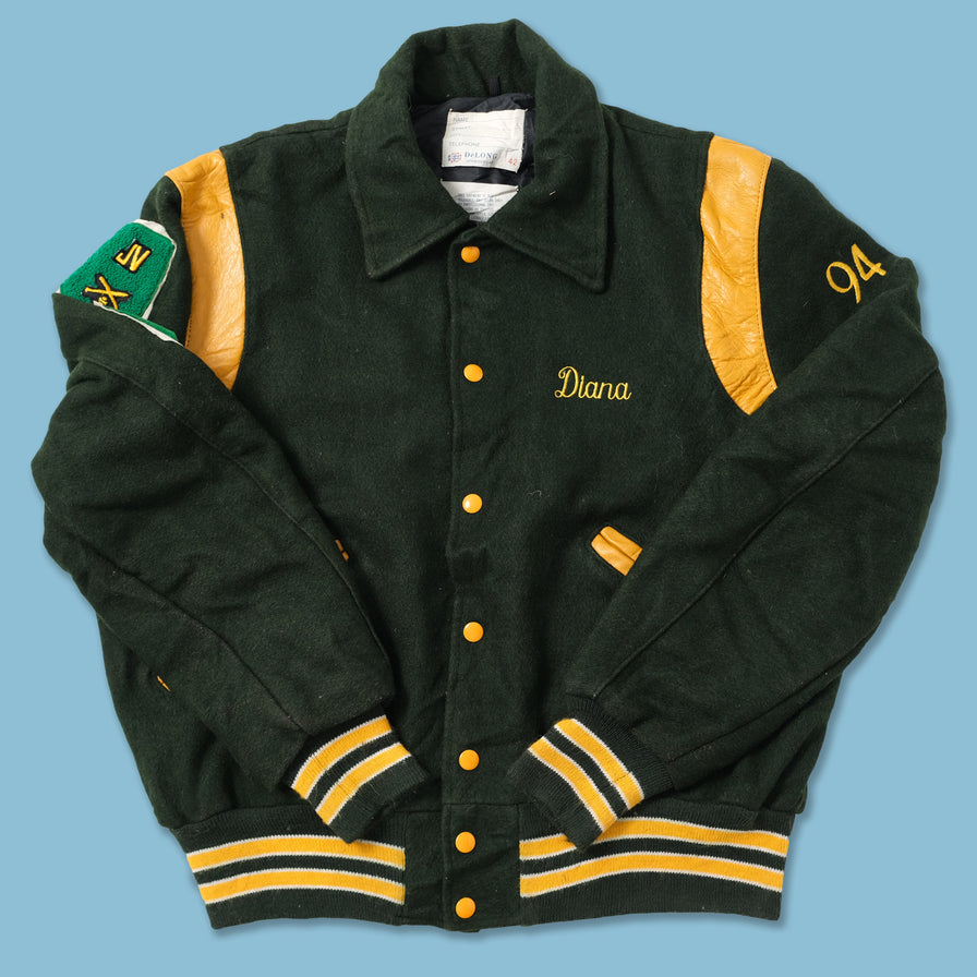 Vintage College Wool Jacket Medium