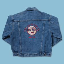 Vintage Hard Rock Cafe Malta Denim Jacket Large / XLarge