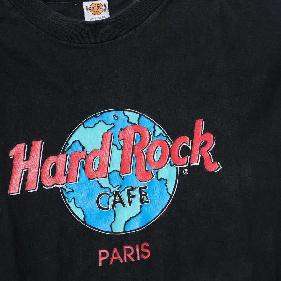 Vintage 90s Hard Rock Cafe Paris T-Shirt XLarge Double Double