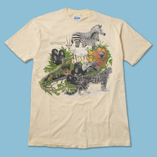 Vintage Harlequin Animals T-Shirt XLarge