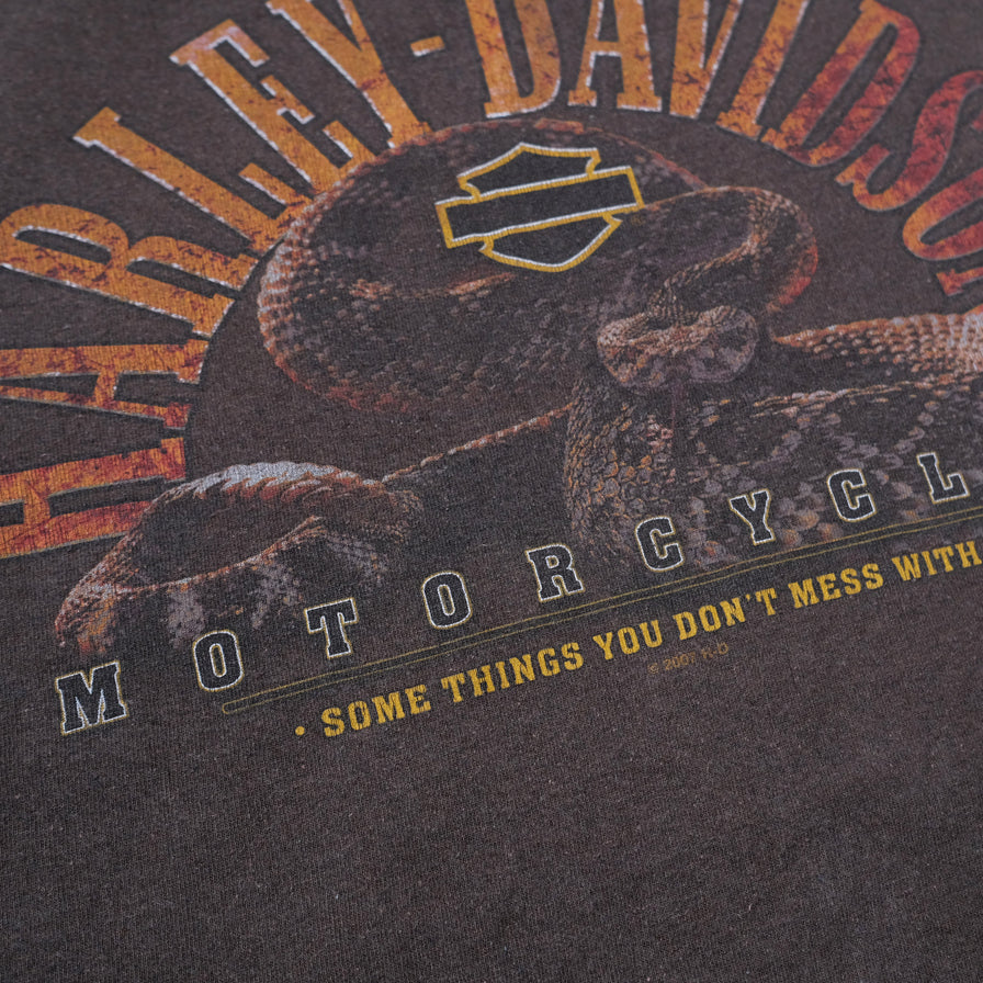 Vintage Harley Davidson Snake T-Shirt XXL