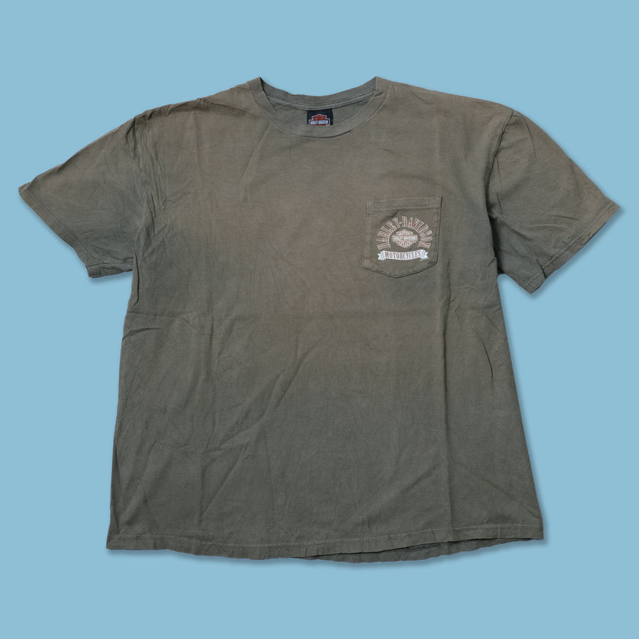 Vintage Harley Davidson Pocket T-Shirt XLarge / XXL