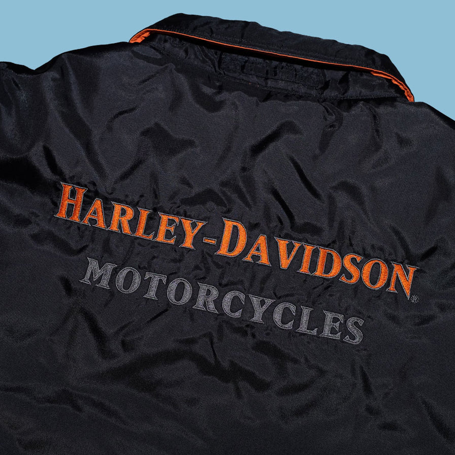 Vintage Harley Davidson Reversible Padded Jacket Large / XLarge - Double Double Vintage
