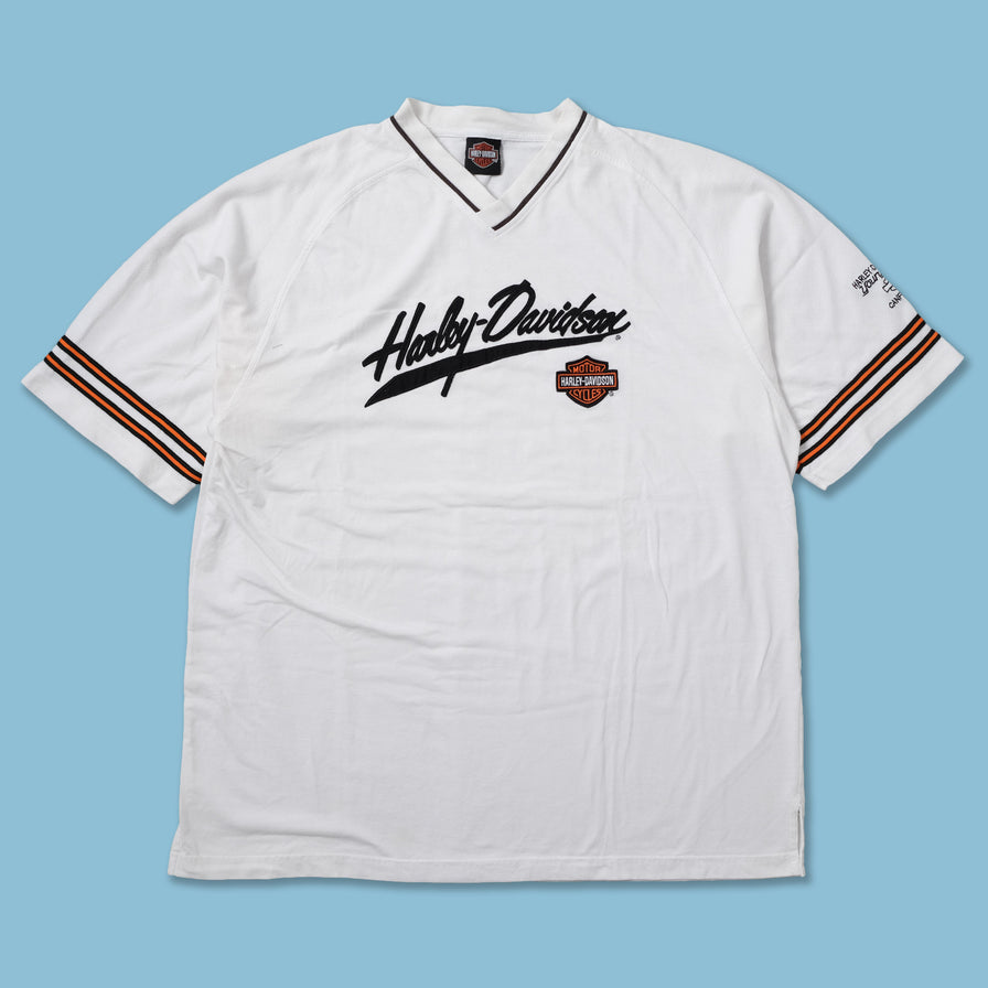 Vintage Harley Davidson V-Neck T-Shirt XXL