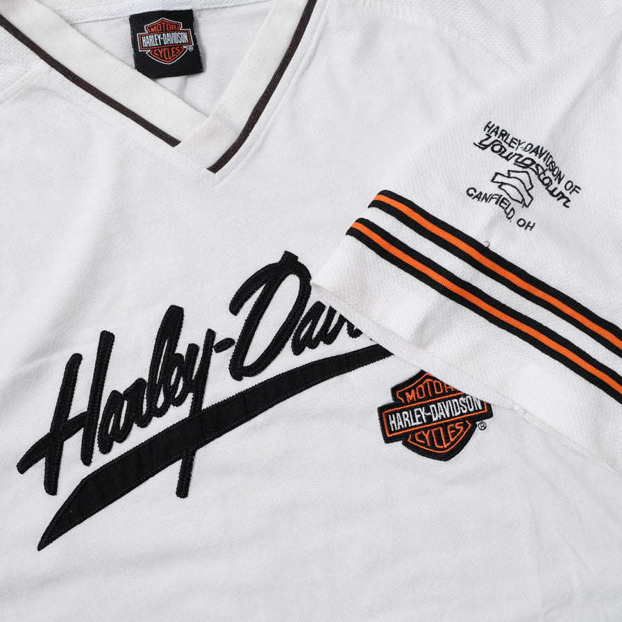 Vintage Harley Davidson V-Neck T-Shirt XXL