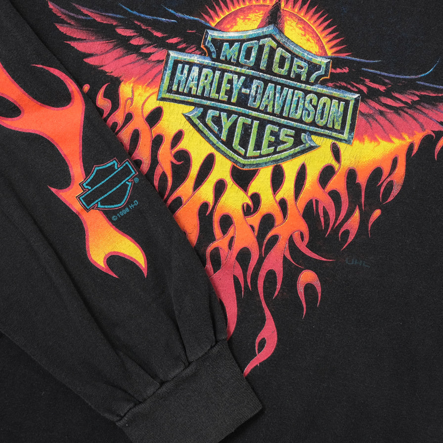 Vintage 1998 Harley Davidson Longsleeve Medium