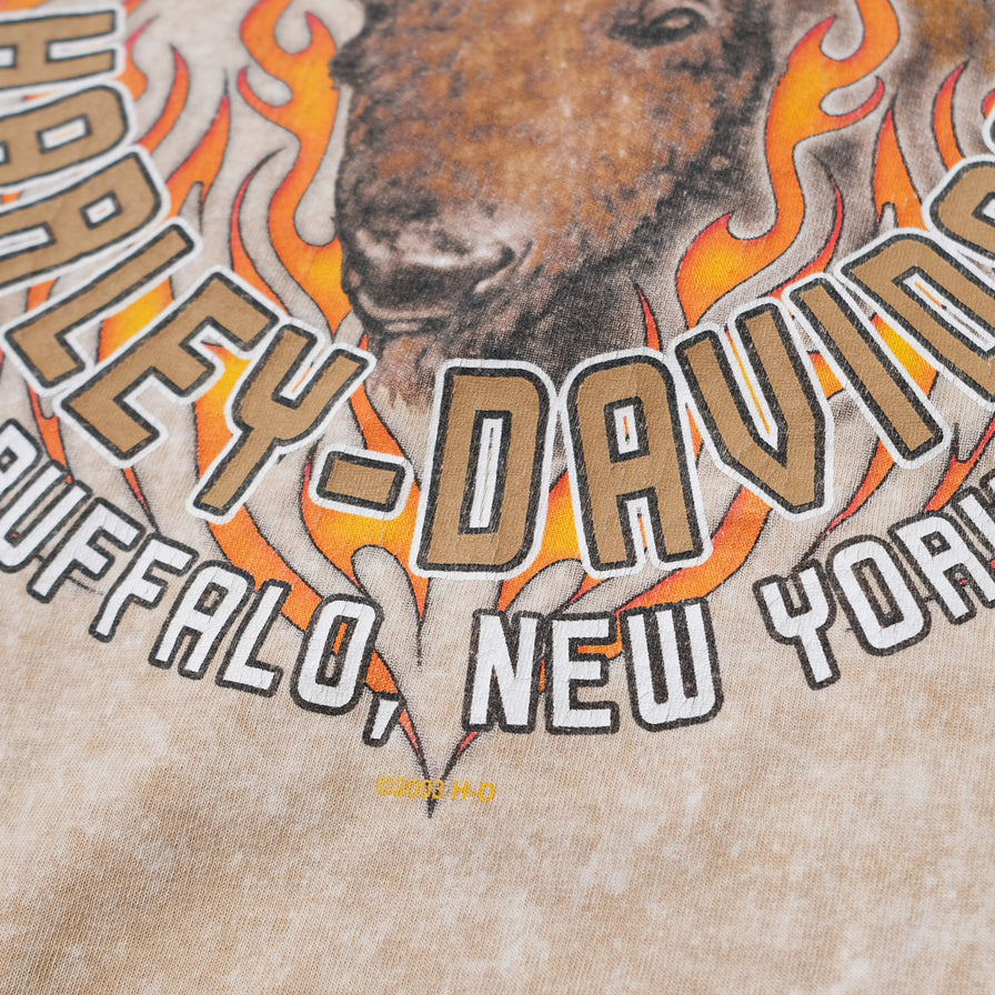 Vintage Harley Davidson Buffalo Longsleeve XLarge