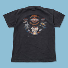 Vintage Women's Harley Davidson Looney Tunes T-Shirt Small