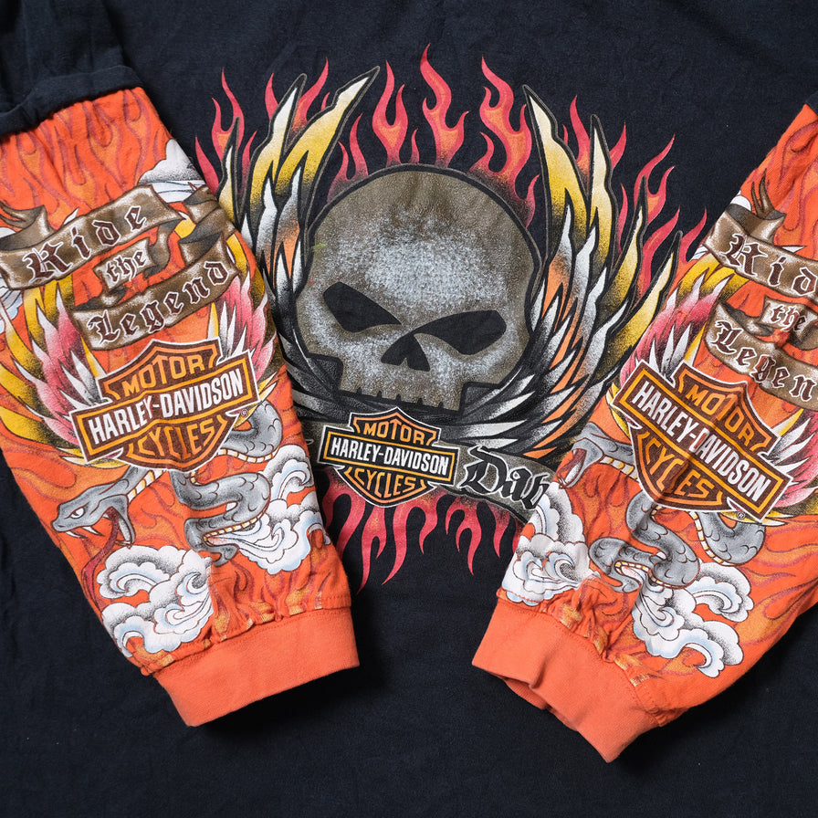 Vintage Harley Davidson Longsleeve Kids Large