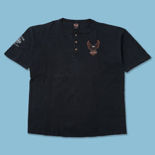 Vintage Harley Davidson Button T-Shirt XLarge