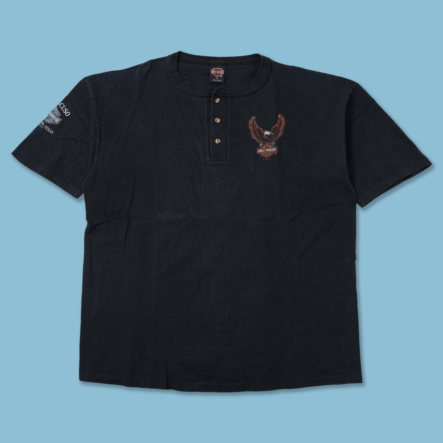 Vintage Harley Davidson Button T-Shirt XLarge