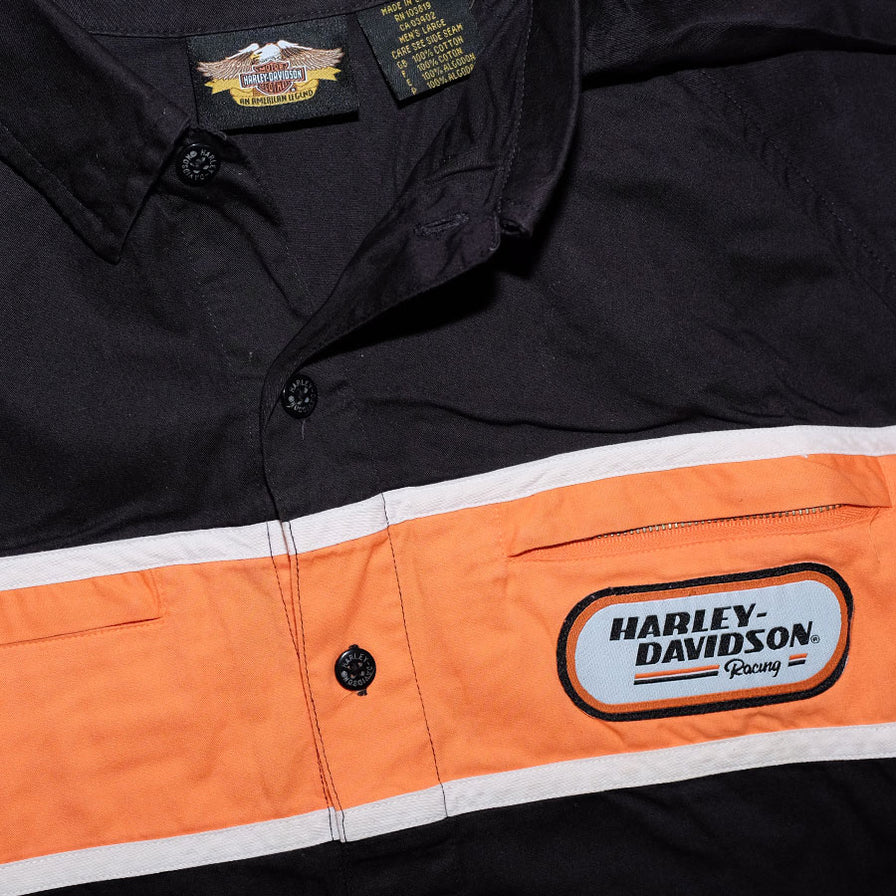 Vintage Harley Davidson Shirt Large - Double Double Vintage