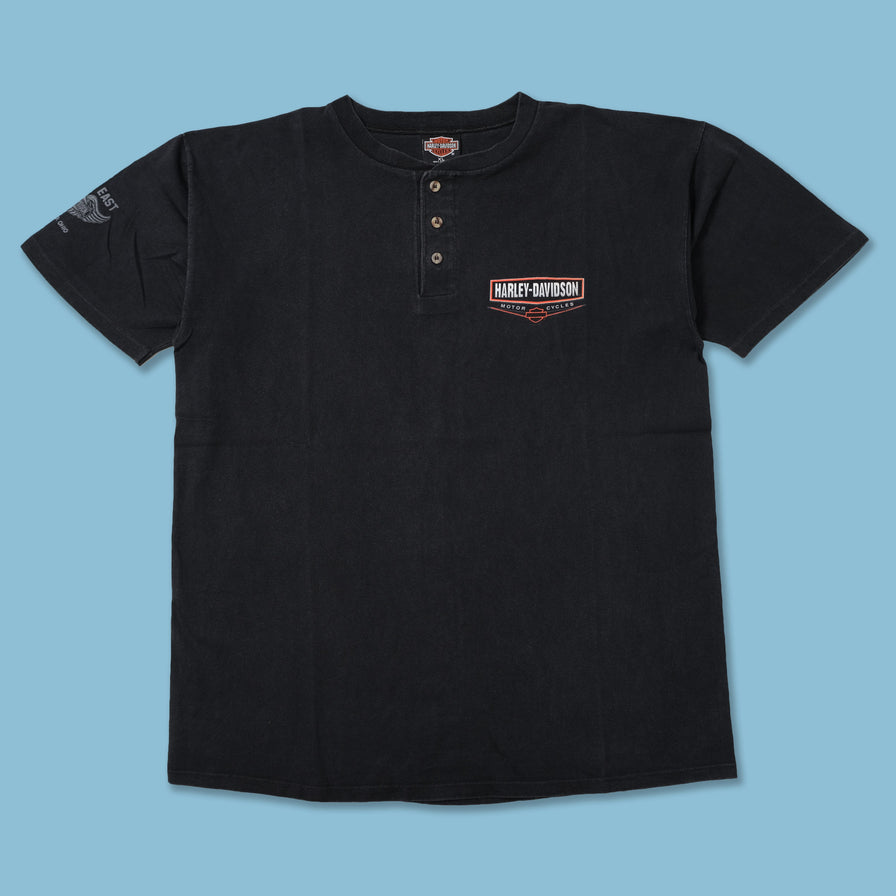 Vintage Harley Davidson Button T-Shirt XLarge