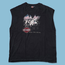 Vintage Harley Davidson Cropped T-Shirt XLarge / XXL