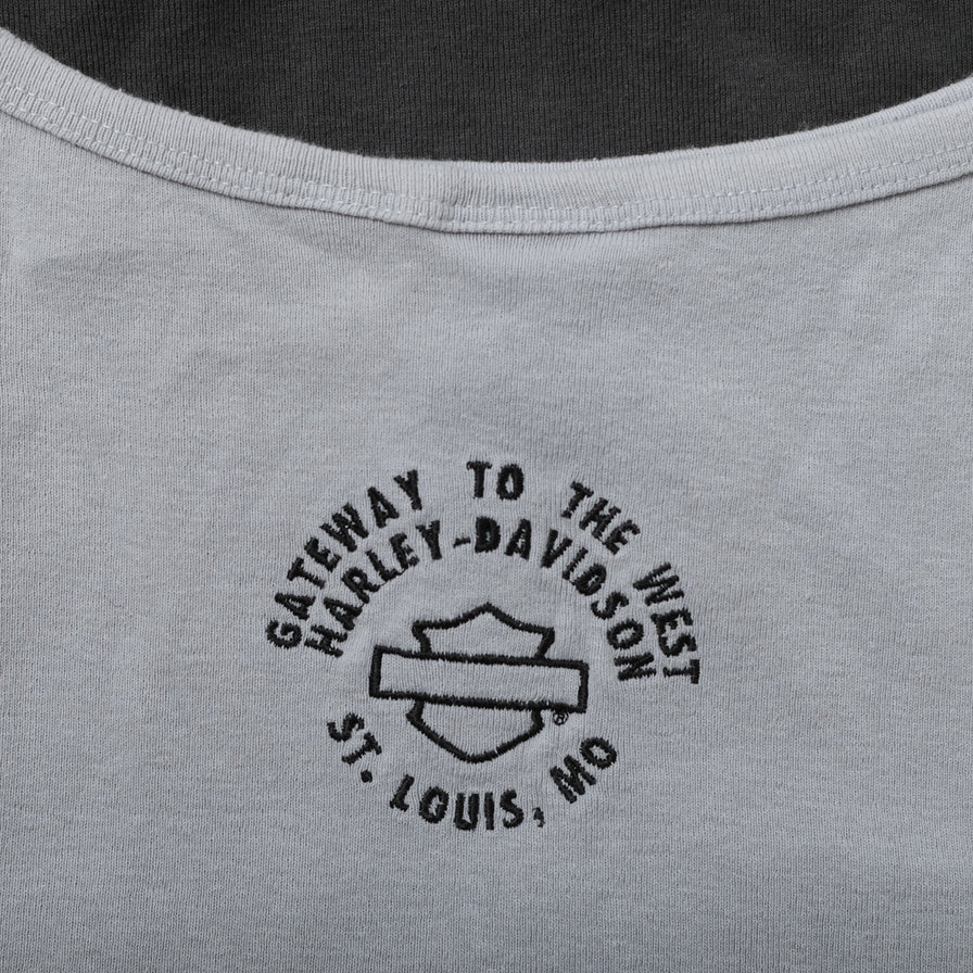 Vintage Harley Davidson Women's Top Medium