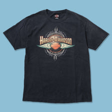 Vintage Harley Davidson Wabbash Valley T-Shirt Medium / Large