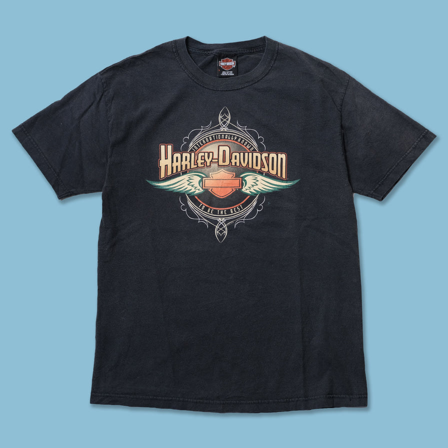 Vintage Harley Davidson Wabbash Valley T-Shirt Medium / Large