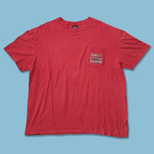 Vintage Harley Davidson Pocket T-Shirt XLarge / XXL