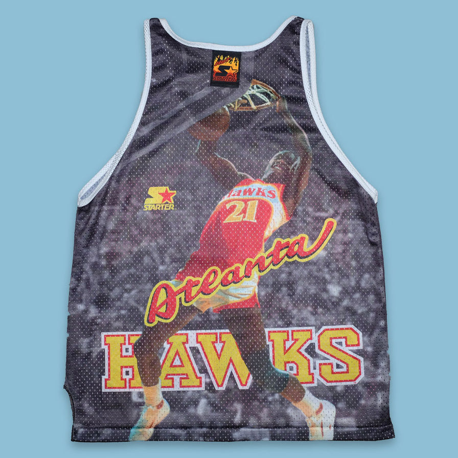 Vintage Starter Dominique Wilkins Jersey Large - Double Double Vintage