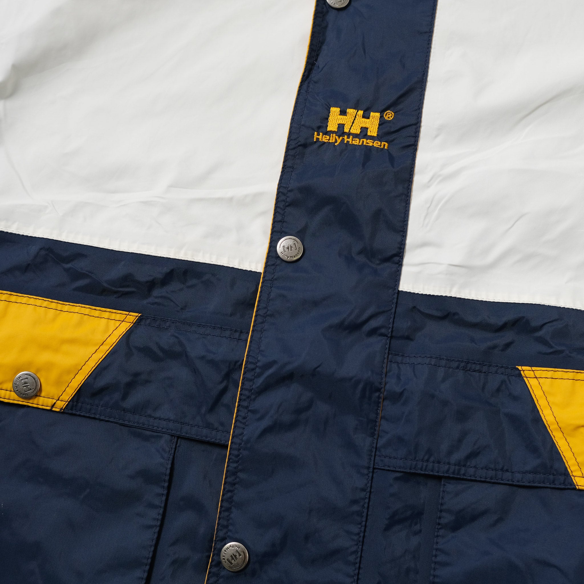 Helly Hansen M 黒/白/黄 Vintage Helly Hansen Rain Jacket Medium | Double Double Vintage