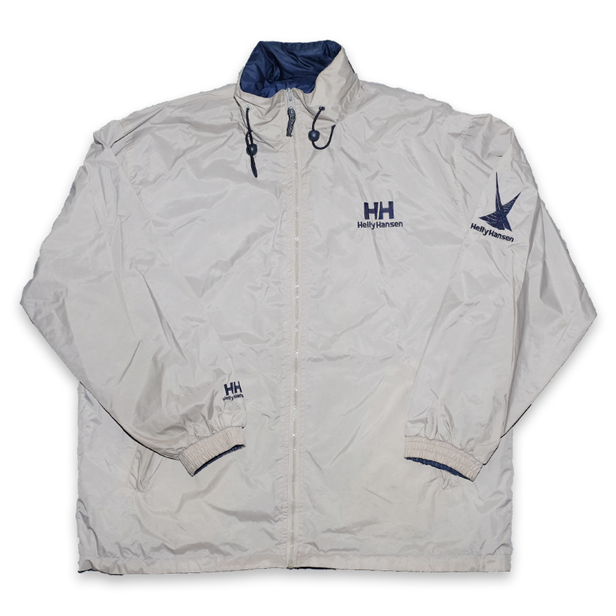 Vintage Helly Hansen Reversible Rainjacket Large - Double Double Vintage