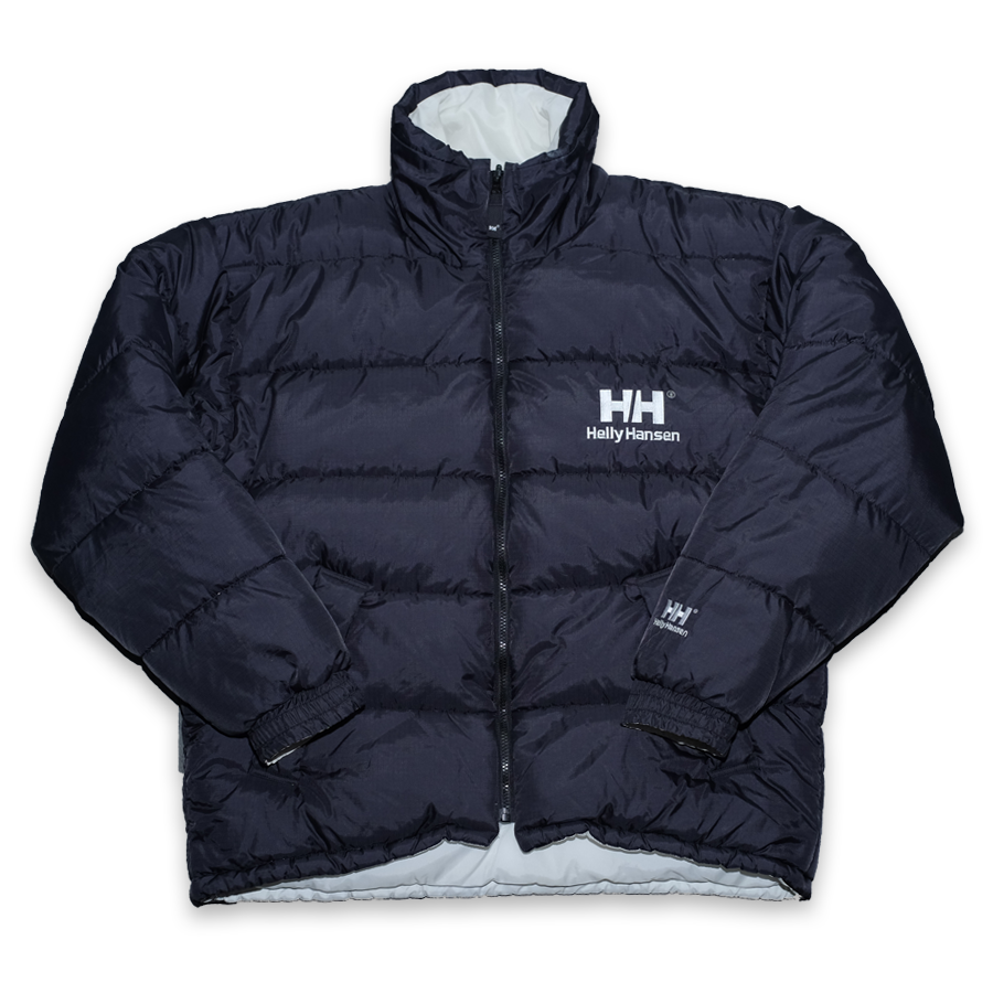 Vintage rare helly hansen 2025 reversible goose down jacket