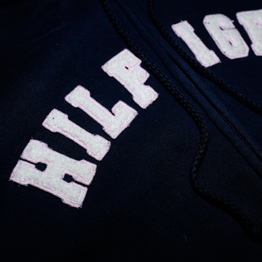 Womens Tommy Hilfiger Zip Hoodie Large - Double Double Vintage