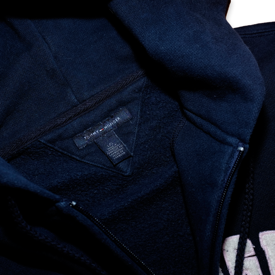 Womens Tommy Hilfiger Zip Hoodie Large - Double Double Vintage