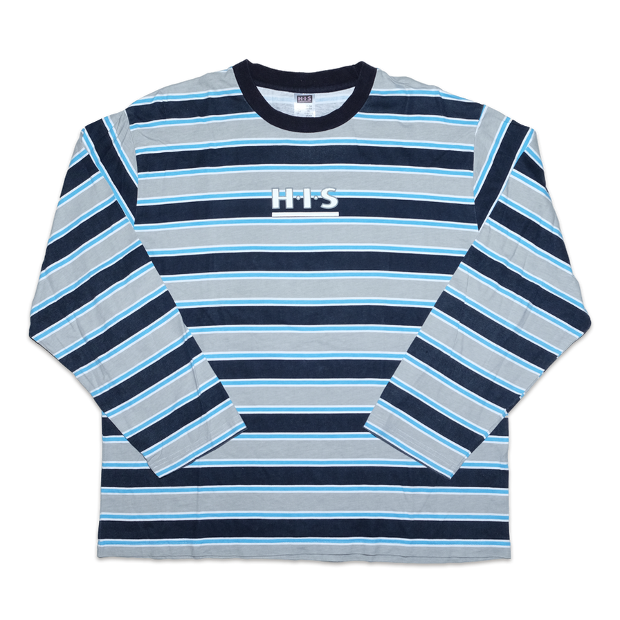 Vintage Striped Longsleeve Large / XLarge - Double Double Vintage