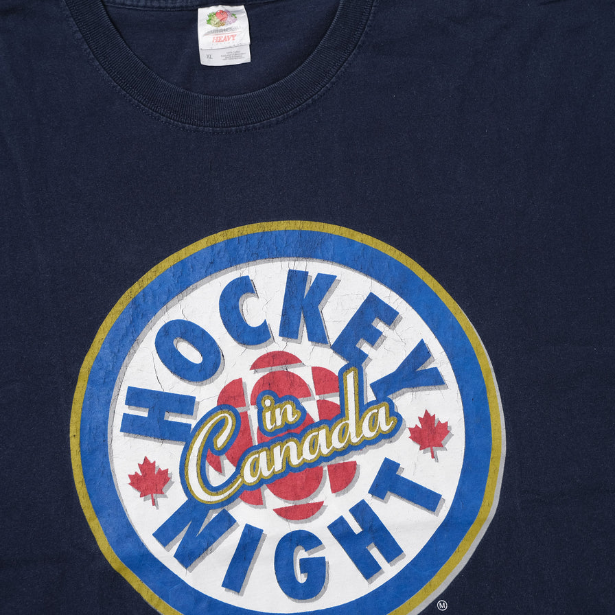 Vintage Hockey Night T-Shirt XLarge Double Double Vintage