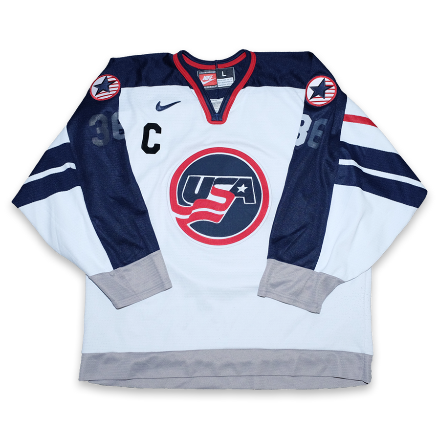 Vintage Nike USA Ice Hockey Jersey XLarge / XXL - Double Double Vintage