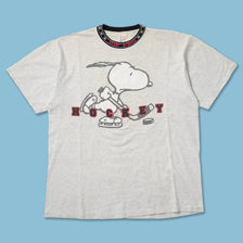 Vintage Snoopy Hockey T-Shirt XLarge