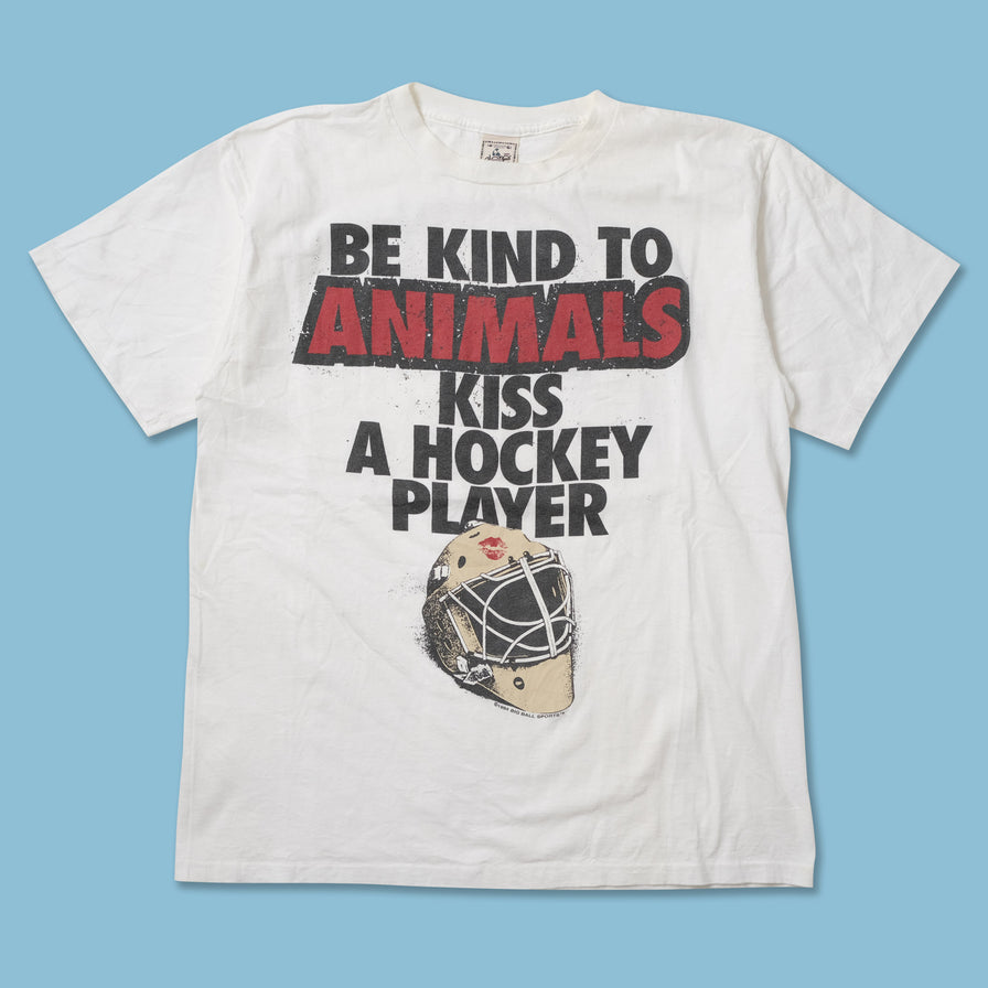 Vintage 1994 Hockey Player T-Shirt XLarge