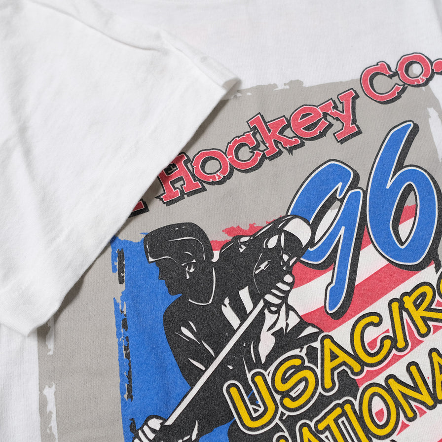 Vintage 1996 Ice Hockey T-Shirt XLarge