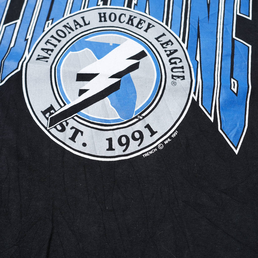 Vintage 1991 Tampa Bay Lightning T-Shirt XLarge