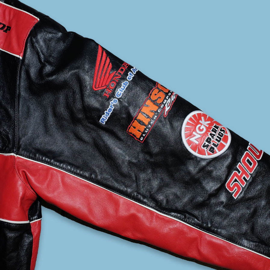 Honda leather motorcycle jacket store