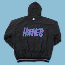 Vintage Starter Charlotte Hornets Jacket XLarge