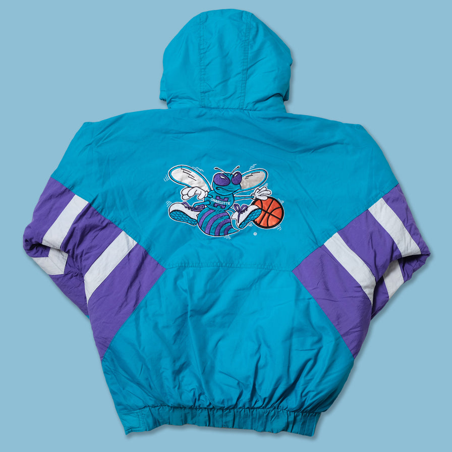 Vintage Starter Charlotte Hornets Anorak Medium | Double Double Vintage