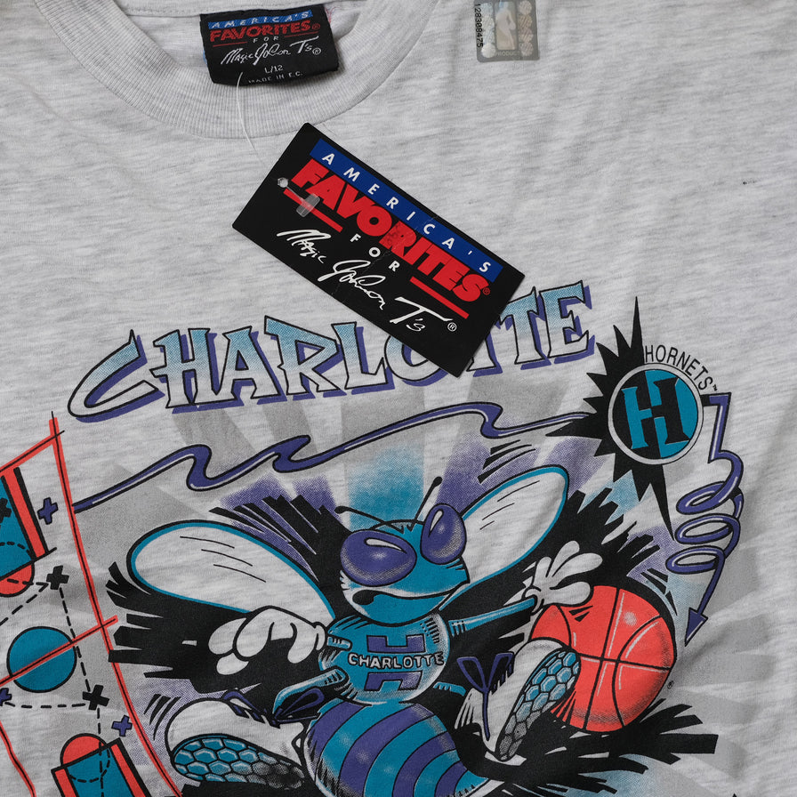 Reserved Vintage Deadstock Charlotte Hornets T Shirt All 