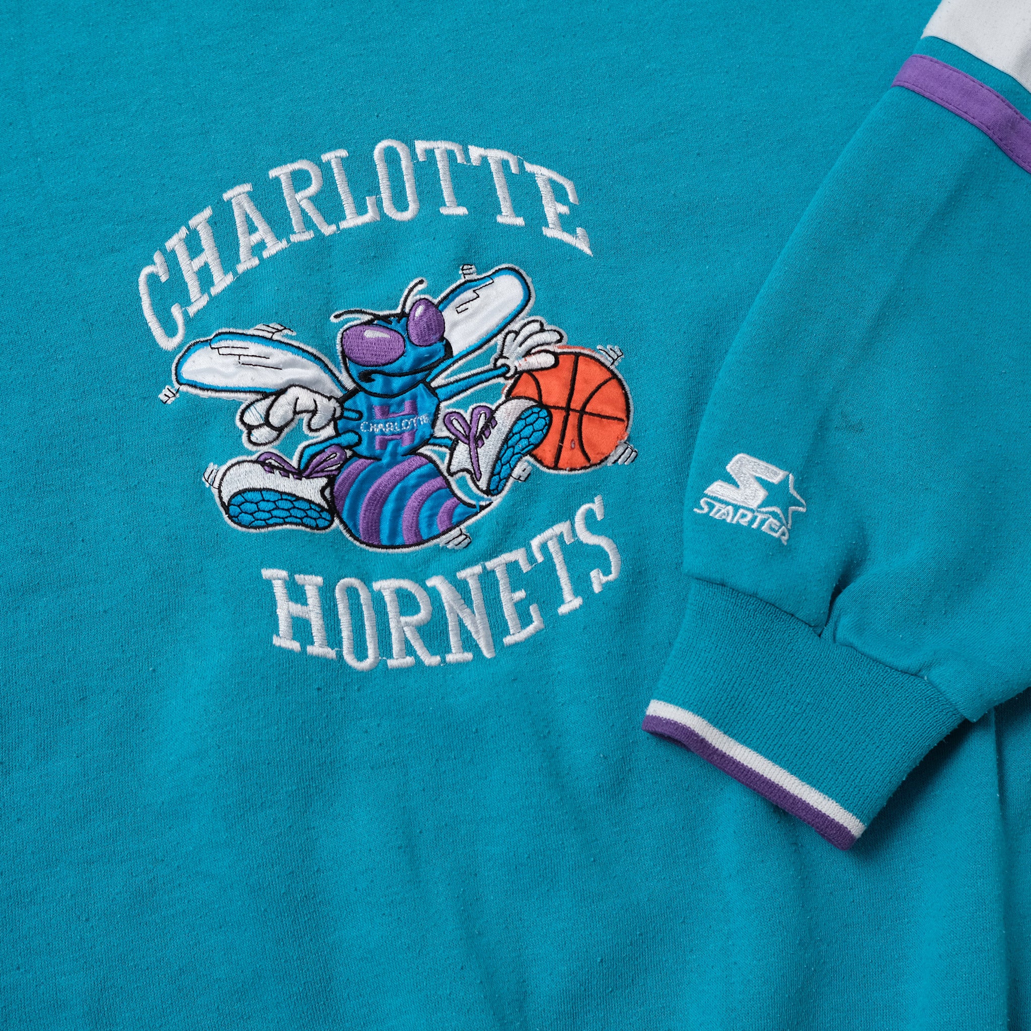 Vintage Starter Charlotte Hornets Sweater Medium / Large