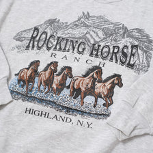 Vintage Rocking Horse Ranch Sweater Small